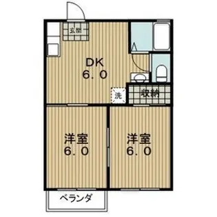 ロイヤル小塩II【2階】の間取り