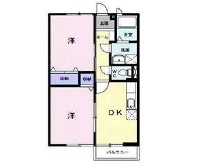 コンフィデンスヒル【1階】の間取り