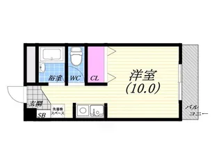 カサビアンカ【2階】の間取り