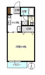 モンシェリ【2階】の間取り