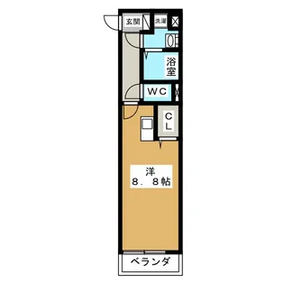 アートヒル西大宮【2階】の間取り