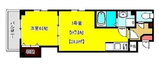 N.adadio幕張【2階】の間取り