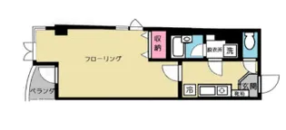 ヴァナディール谷中【3階】の間取り