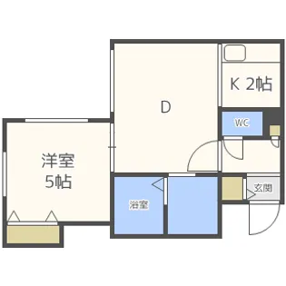 ヴェルナチュール麻生【4階】の間取り