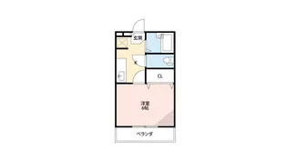 西一番館【1階】の間取り