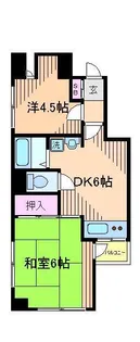 パレス内田6号館【7階】の間取り