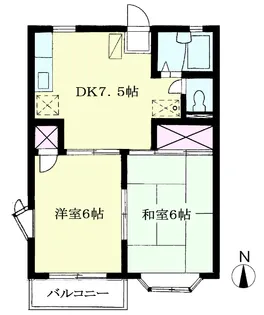 ブリリアントさがみ野【1階】の間取り