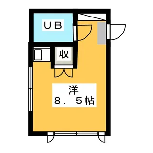 コーポFUSHIMI【1階】の間取り