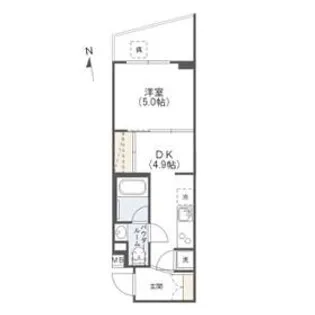 ジーベック馬込【4階】の間取り