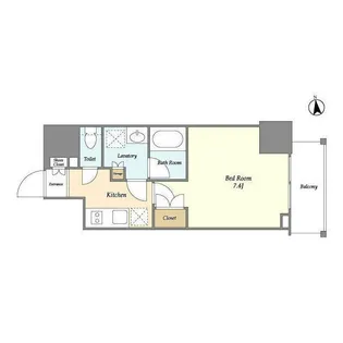 エスタート三田【8階】の間取り