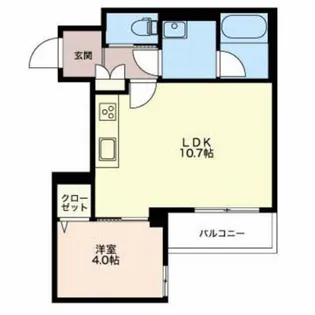 Chardon【3階】の間取り