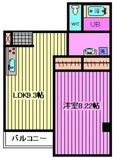 シャルム宮原【3階】の間取り