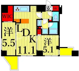 プライムアーバン西日暮里フロント【7階】の間取り