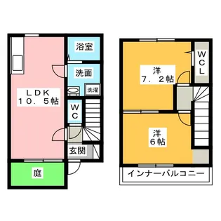愛知県名古屋市天白区植田本町2【一戸建】の間取り