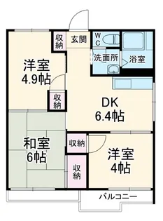 ハイム赤坂 A【2階】の間取り