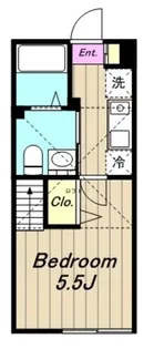 神奈川県相模原市中央区東淵野辺5【アパート】の間取り