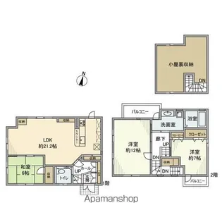 千葉県白井市根【一戸建】の間取り