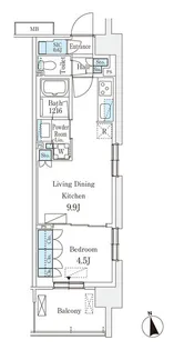 千葉県習志野市津田沼1【マンション】の間取り