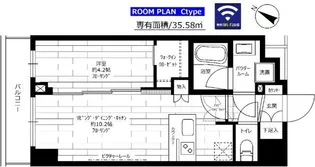 東京都板橋区南常盤台1【マンション】の間取り