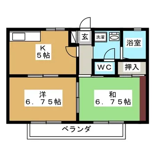コートルミエールB【2階】の間取り