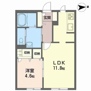 クローバの森【2階】の間取り