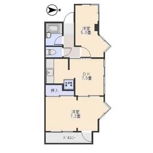 ライブ・コープ・ルカ【3階】の間取り