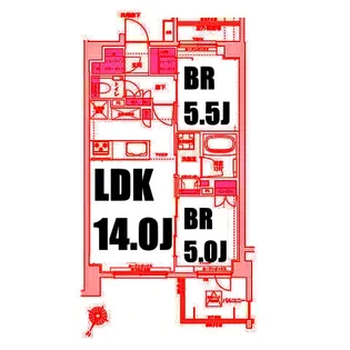 神奈川県横浜市西区紅葉ケ丘【マンション】の間取り