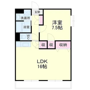 トップアイルII【1階】の間取り