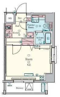 東京都世田谷区松原1【マンション】の間取り