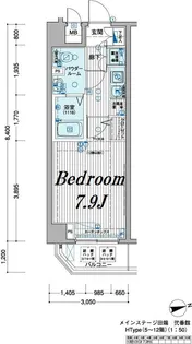 東京都北区田端2【マンション】の間取り