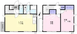 東京都三鷹市牟礼4【一戸建】の間取り