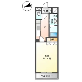 神奈川県小田原市西酒匂3【マンション】の間取り