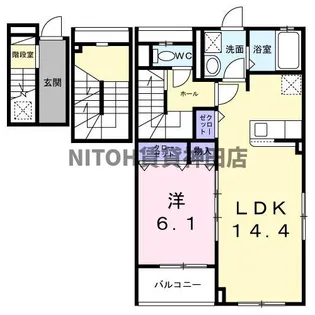 東京都墨田区東向島6【アパート】の間取り