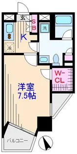 パティーナウィリア武蔵小杉【6階】の間取り