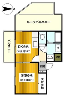 サンハイツII【4階】の間取り