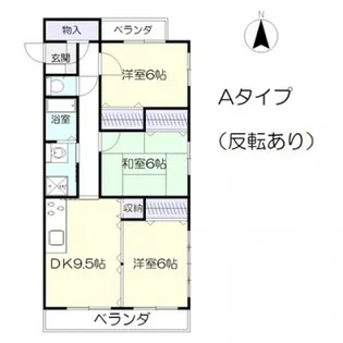ウェルネス中仙道【5階】の間取り