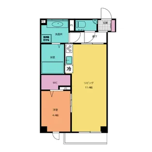 Jo’s Residence 高田馬場【1階】の間取り