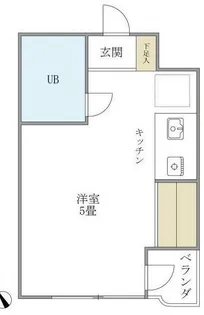 落合ミュージックハイム【3階】の間取り