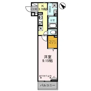 埼玉県さいたま市緑区美園3【アパート】の間取り