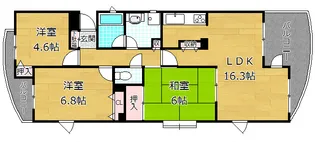 れじでんすK&T【2階】の間取り