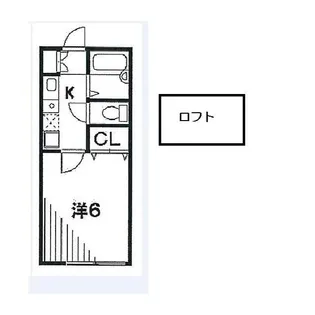 ボヌール八番館【2階】の間取り