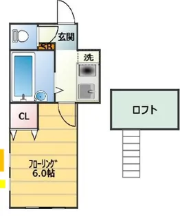 ユイットA【2階】の間取り