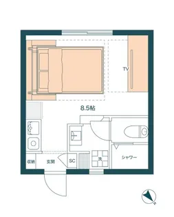 リモーブル瀬戸【2階】の間取り
