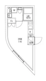 CITY WALK王子DUE【3階】の間取り