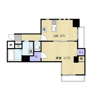 東京都荒川区南千住7【マンション】の間取り