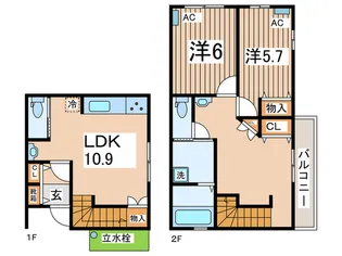 ピオーネコートの間取り