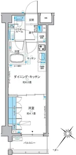ルフォンプログレ中野富士見町【2階】の間取り