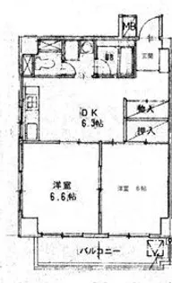 フラット赤羽【3階】の間取り