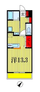 ピュール【3階】の間取り