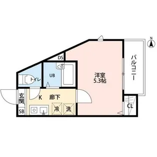 東京都北区堀船2【アパート】の間取り